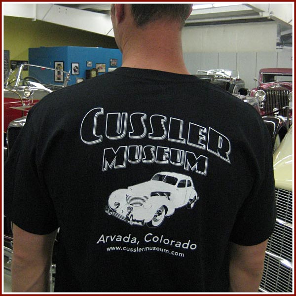 Black Museum T-shirt with 1937 Cord - back